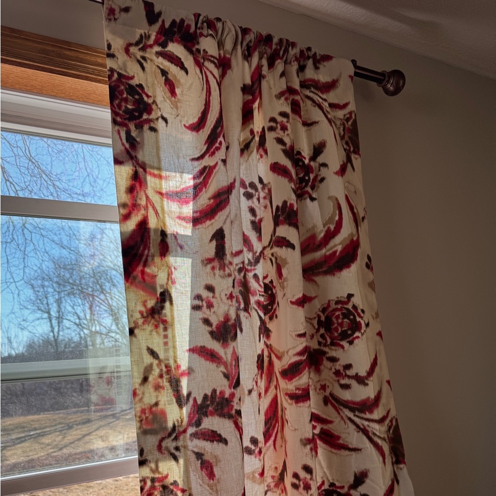 Vervain Flora Dante designer fabric curtain panel